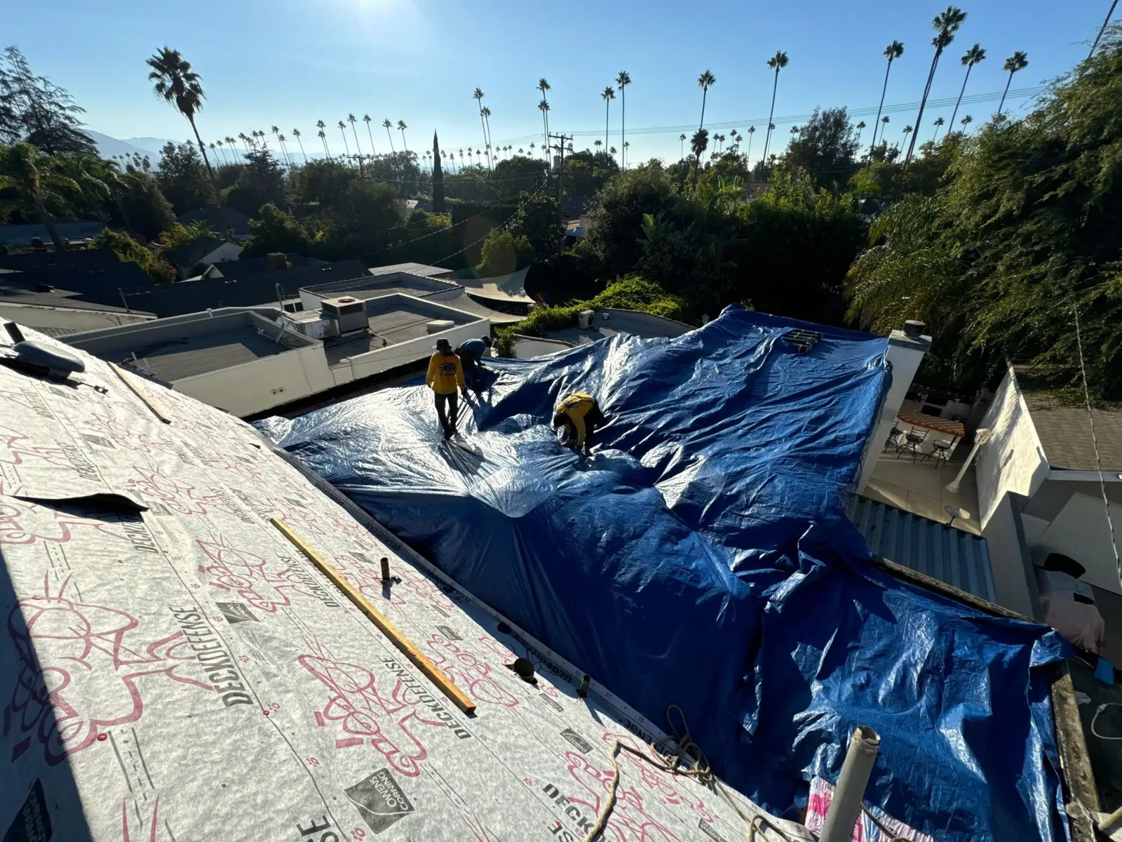 Commercial Heat and UV Roof Damage Repair in Fontana, CA