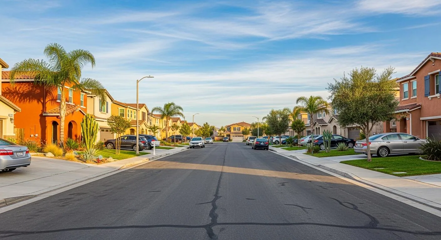 Commercial buildings in Fontana, CA