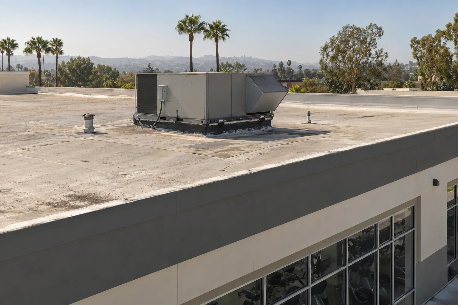 Fitness Center Roofing in Fontana, CA Fitness Center Roofing in Fontana, CA