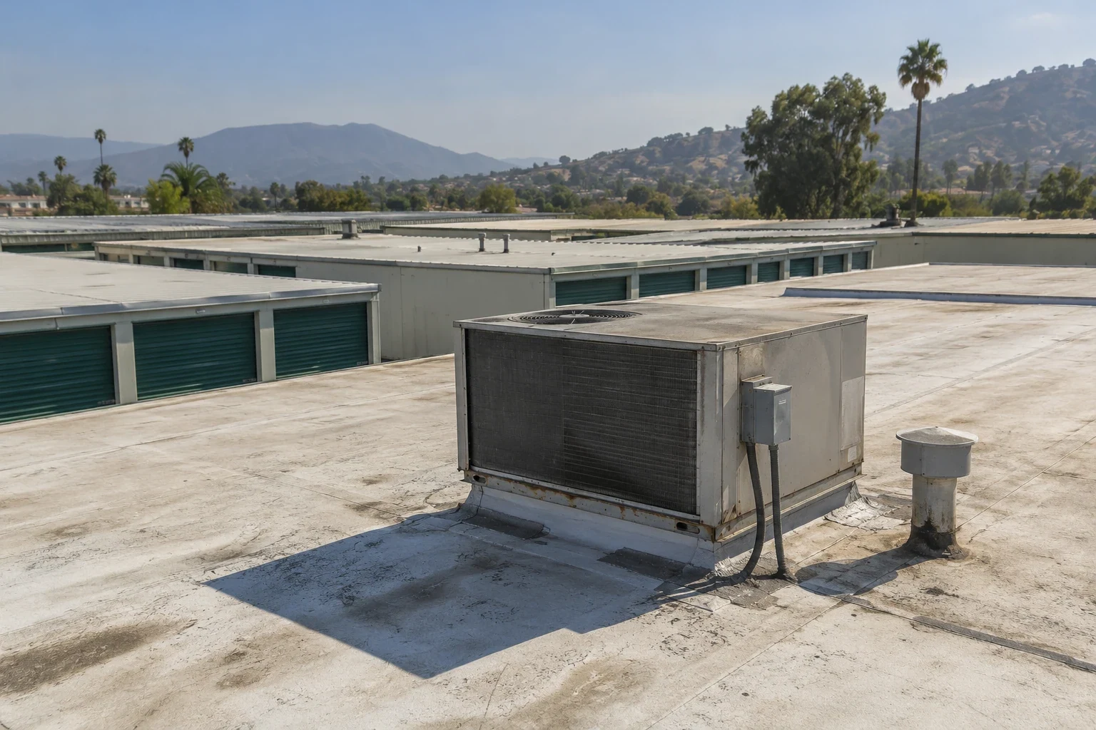 Self-Storage Facility Roofing in Fontana, CA Self-Storage Facility Roofing in Fontana, CA