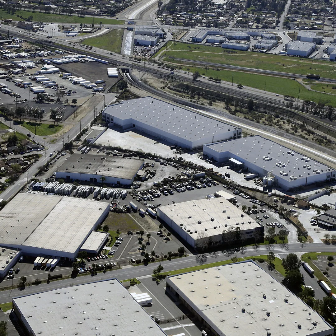 Commercial buildings in Fontana, CA