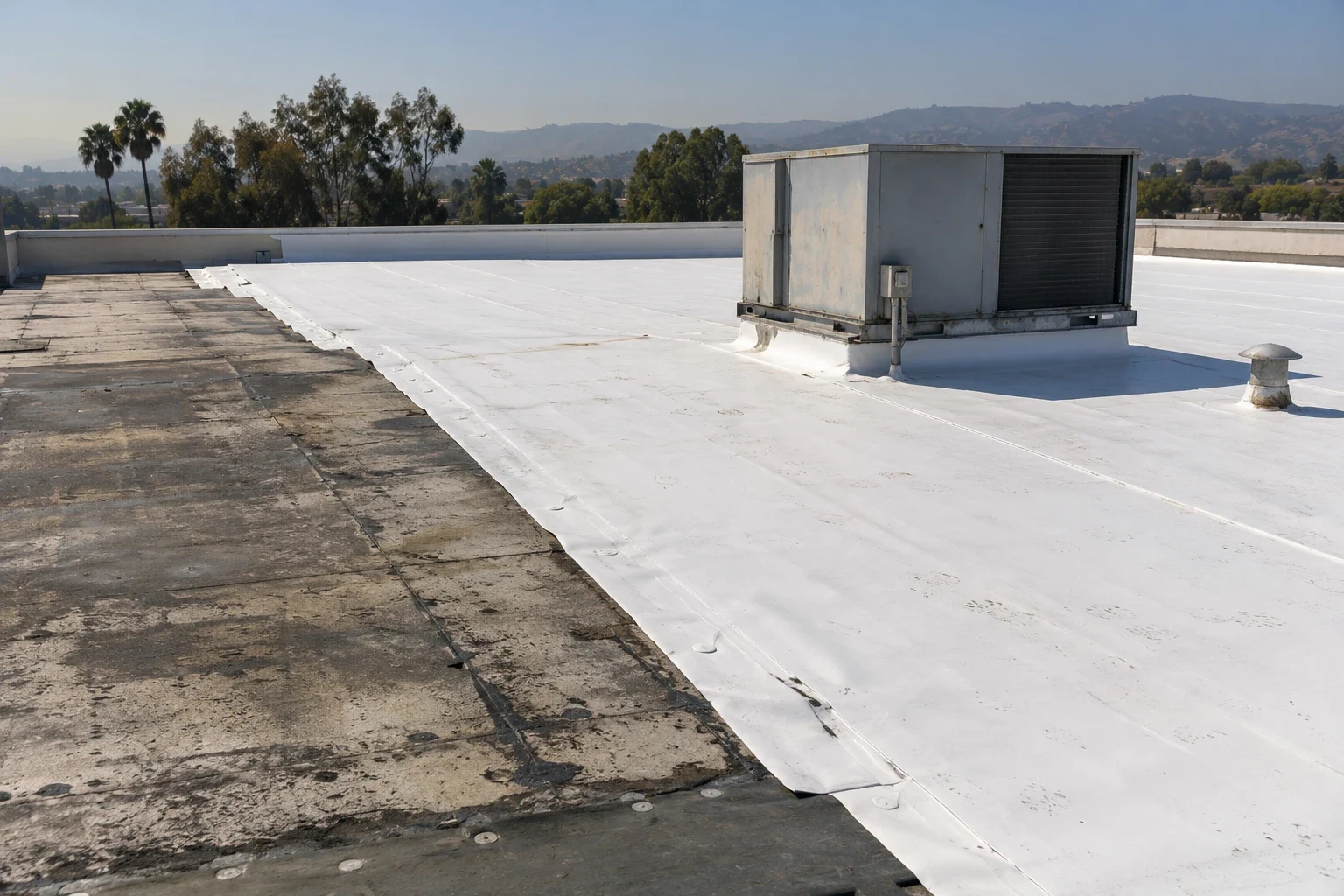 Commercial Roof Recover in Fontana, CA